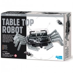 4m - Kidz Labs Kit de fabrication Fun Mechanics : Robot pour table