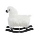 Childhome Mouton A Bascule Bois Teck Blanc Noir