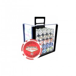 Welcome Las Vegas Bird Cage de 1000 jetons de poker Welcome Las Vegas - version CASH GAME - ABS insert métallique 12 g