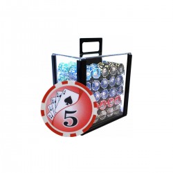 Ying Yang Bird Cage de 1000 jetons de poker Ying Yang - version CASH GAME - ABS insert métallique 12 g