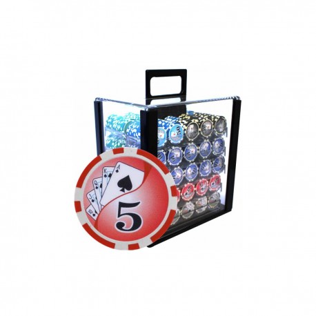 Ying Yang Bird Cage de 1000 jetons de poker Ying Yang - version CASH GAME - ABS insert métallique 12 g