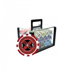 Ultimate Poker Chips Bird Cage de 600 jetons de poker Ultimate Poker Chips - version CASH GAME - ABS insert métallique 12 g