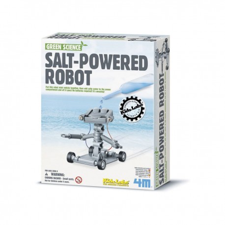 4m - Kidz Labs Kit de fabrication Green Science : Robot propulsé par le sel