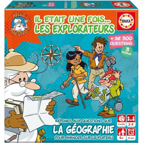 Educa Mini jeu : Il était une fois ... les explorateurs