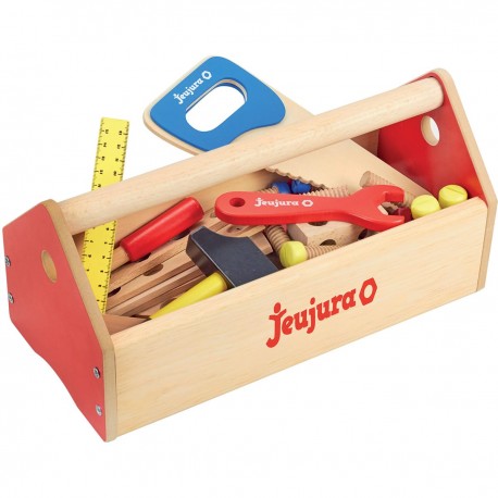 Jeujura Boite à outils en bois