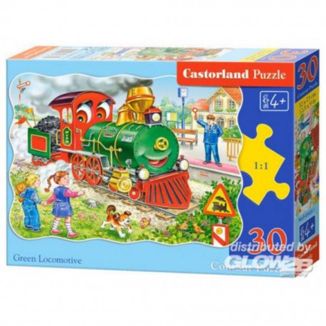 Puzzle Green Locomotive, Puzzle 30 pièces