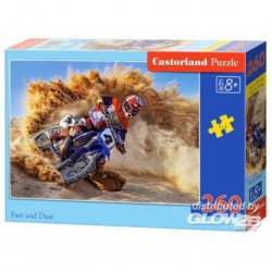 Puzzle Motocross dans le sable, Puzzle 260 pièces