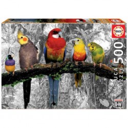 Puzzle OISEAU DANS LA JUNGLE