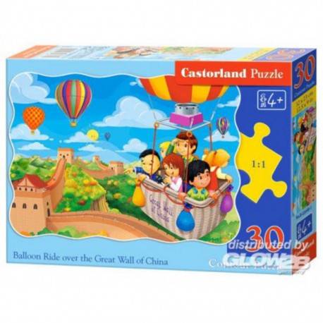 Puzzle Balloon Ride over the Grat Wall of China Puzzle 30 pièces