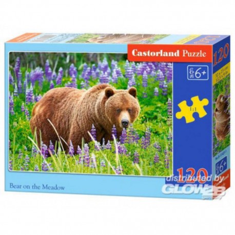 Puzzle Bear the Meadow, puzzle 120 pièces