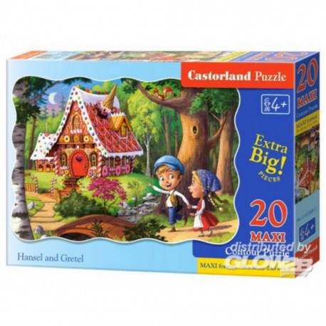 Puzzle Hansel et Gretel, Puzzle 20 pièces maxi