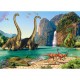 Puzzle Dans le Dinosaurus World, puzzle 60 pièces