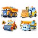 Puzzle Funny Building Machines, 4xPuzzle 3 + 4 + 6 + 9