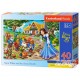 Puzzle White Snow et les Seven Dwaefs, puzzle 40 pièces maxi