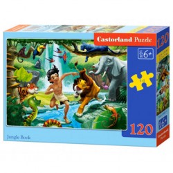 Puzzle Livre de la jungle, Puzzle 120 couleurs