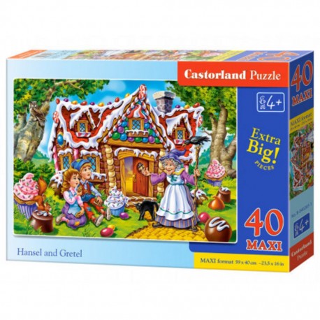 Puzzle Hansel et Gretel, Puzzle 40 pièces maxi