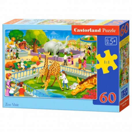 Puzzle Zoo Visit, Puzzle 60 Teile