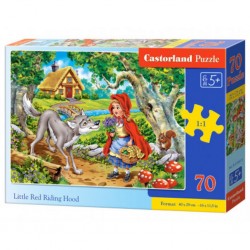 Puzzle Le petit chaperon rouge, Puzzle 70 couleurs