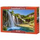 Puzzle Terre des lacs qui tombent, Puzzle 1000 Te