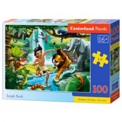 Puzzle Livre de la jungle, Puzzle 100 couleurs