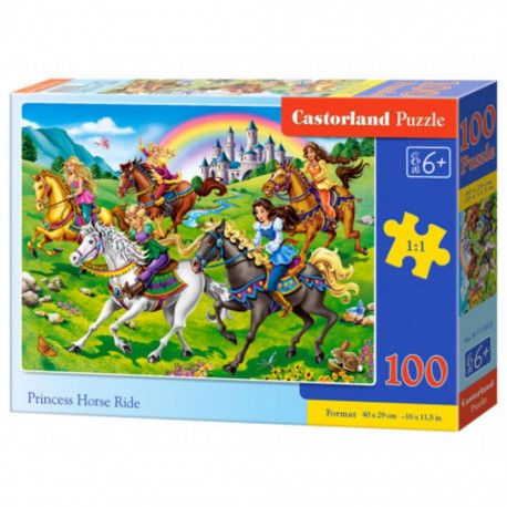 Puzzle Princesse à cheval, Puzzle 100 pièces