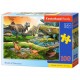 Puzzle Le Monde des Dinosaures, Puzzle 100 Teiles