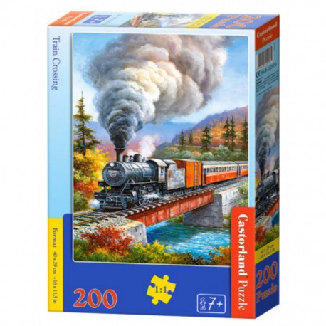 Puzzle Passage à niveau, Puzzle 200 couleurs