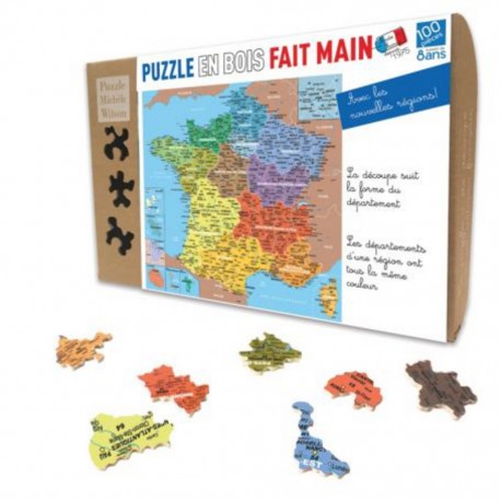 Puzzle CARTE DE FRANCE DEPARTEMENT