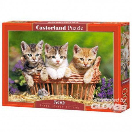 Puzzle Three Lovely Kittens, Puzzle 500 Pièces