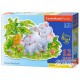 Puzzle Jouer aux éléphants, puzzle 12 pièces maxi