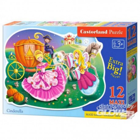 Puzzle Cendrillon, Puzzle 12 pièces maxi