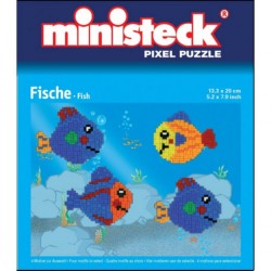 Puzzle Mnisteck: Pixel Puzzel - Vissen ca 750 delen