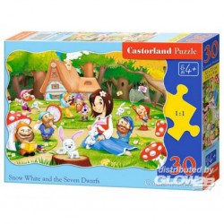 Puzzle Blanc de neige a.the Seven Dwarfs, Puzzle 30T