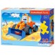 Puzzle Bulldozer drôle, puzzle 30 pièces