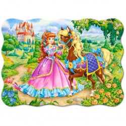 Puzzle Princesse et son cheval