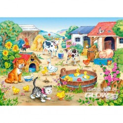 Puzzle Ferme, puzzle 60 pièces