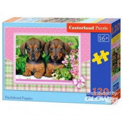 Puzzle Dachshund Puppies, puzzle 120 pièces