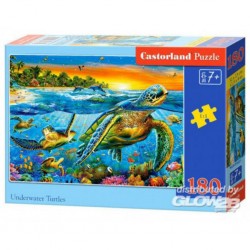 Puzzle Tortues sous-marines, puzzle 180 pièces