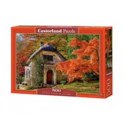 Puzzle Maison gothique en automne