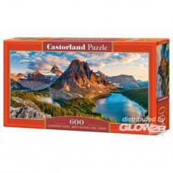 Puzzle Assiniboine Sunset, parc national de Banff, Canada, puzzle 600 parties