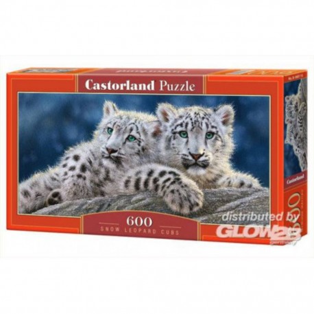 Puzzle Snow Leopard Cubs, Puzzle 600 parties