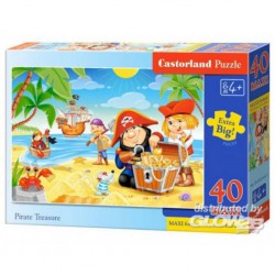 Puzzle Pirate Treasures, Puzzle 40 pièces maxi