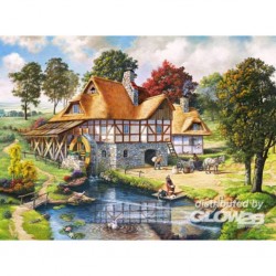 Puzzle Water Mill Cottage, Puzzle 2000 parties