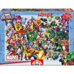 Puzzle Collage des heros marvel