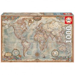 Puzzle Miniature mappemonde