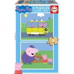 Puzzle Bois peppa pig