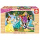 Puzzle Bois disney princesses