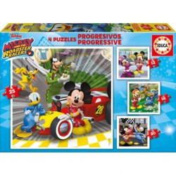 Puzzle progressif mickey top départ