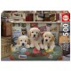 Puzzle Des chiots dans les bagages