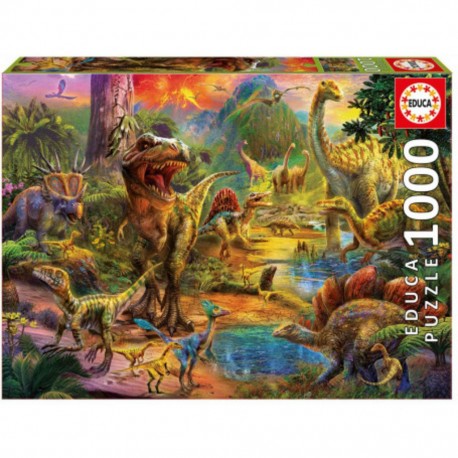 Puzzle Terre de dinosaures